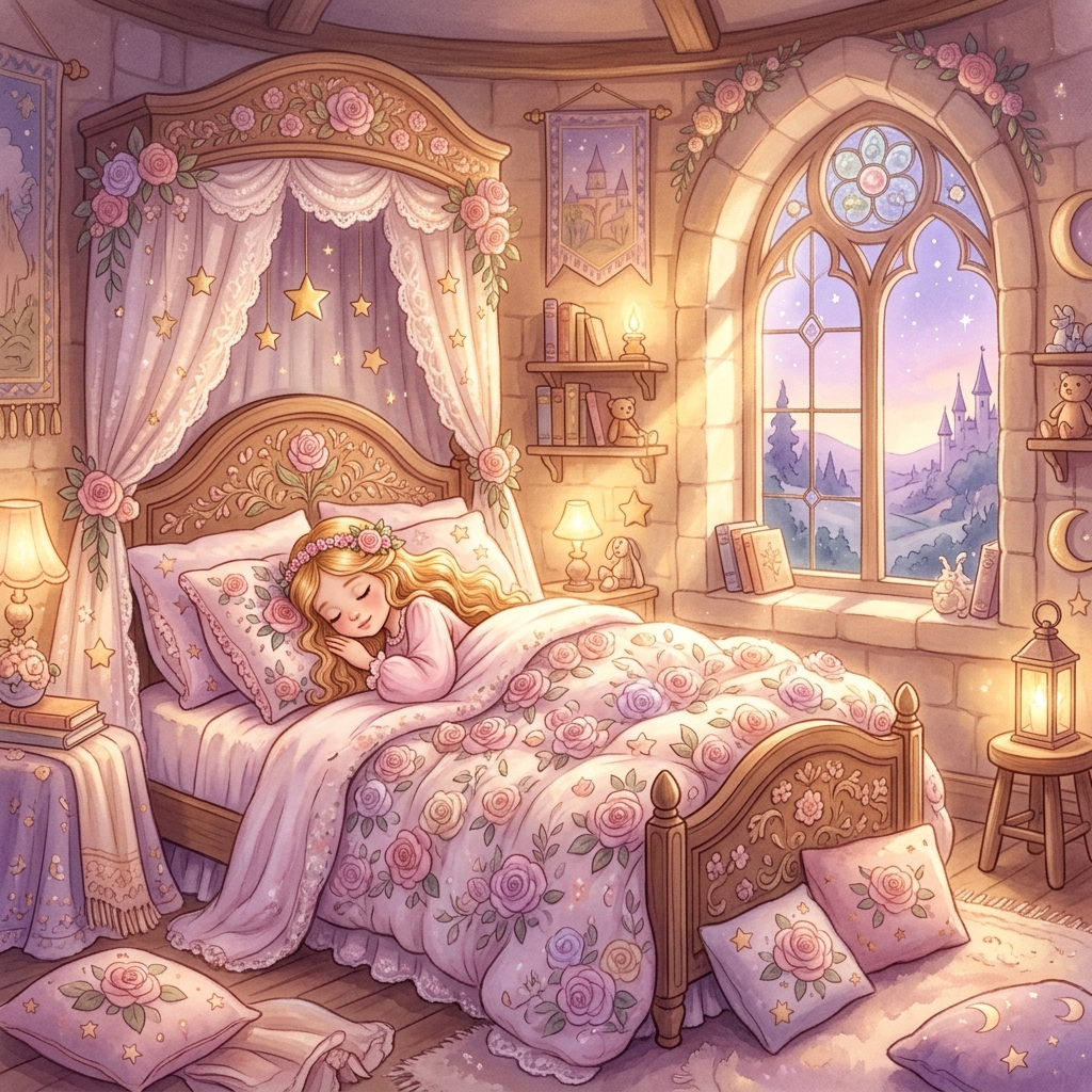 Ilustração de: A Bela Adormecida